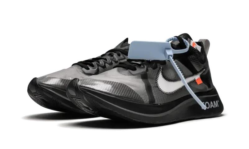 Nike Zoom Fly Off-White Black Silver 2/4