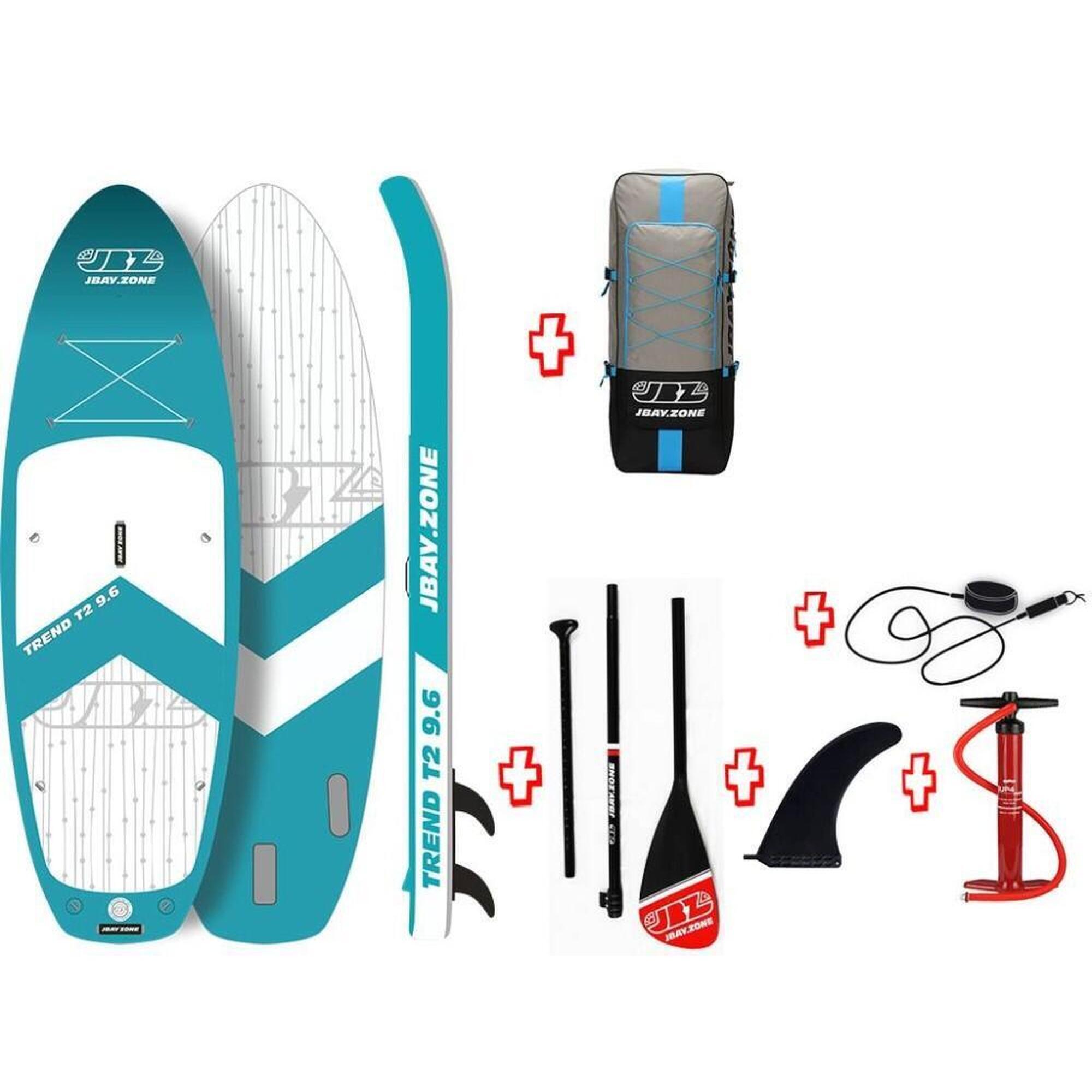 JBAY.ZONE Paddleboard All Around T2 Trend - 290x89x15, 140 kg