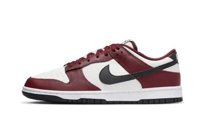 Schoenen - basketbal - heren - dunk low - lage, gedrukt - dark team red/black