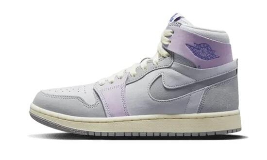 Zapatillas baloncesto - Jordan 1 High Zoom CMFT 2 - Gris/Violeta