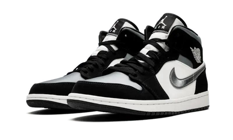 Air Jordan 1 Mid Satin Grey Toe 2/4