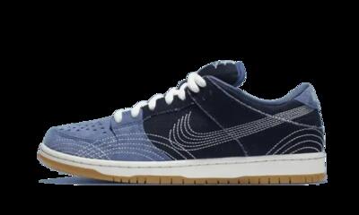 Scarpe - Skate - Unisex - SB Dunk Low Sashiko - Mystic Navy/Gum Light Brown-Sail