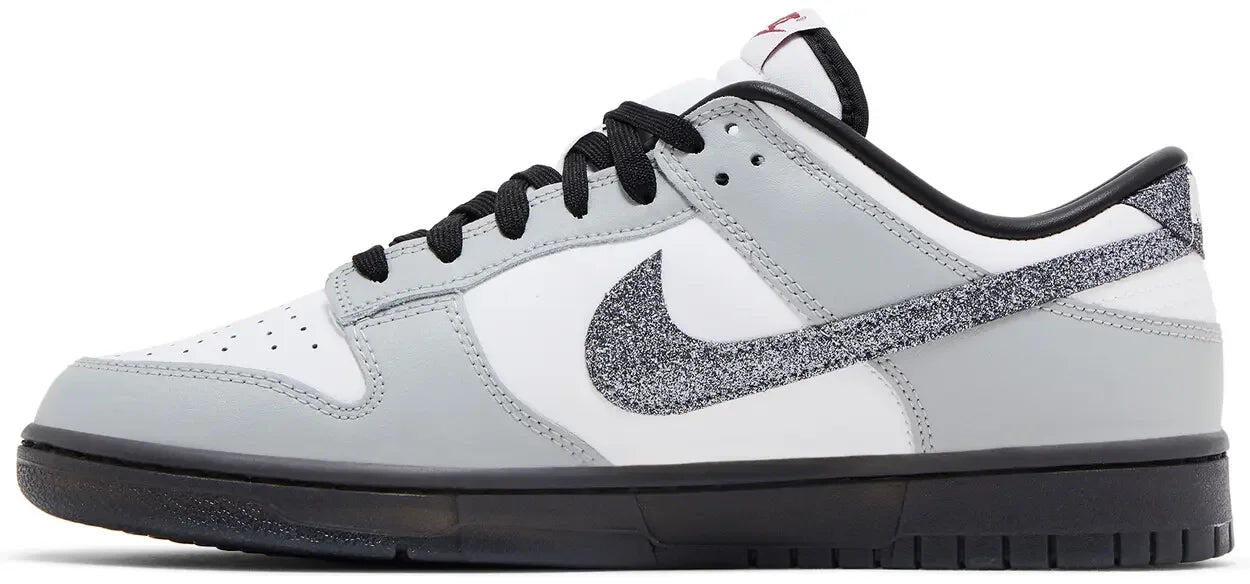 Nike Dunk Low LX Glitter Swoosh White Light Smoke Grey (W) 2/5