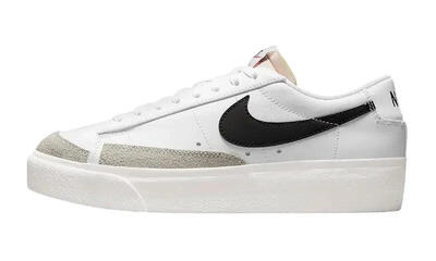 Nike Blazer Low Platform White Black (Donna)