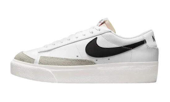 Nike Blazer Low Platform White Black (Donna)