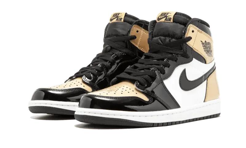 Jordan 1 Retro High NRG Patent Gold Toe 2/4