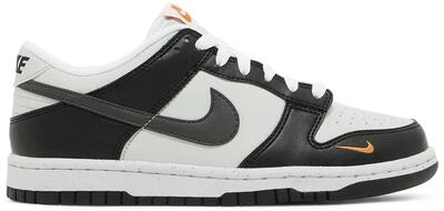 Sportschoenen dunk low black grey orange