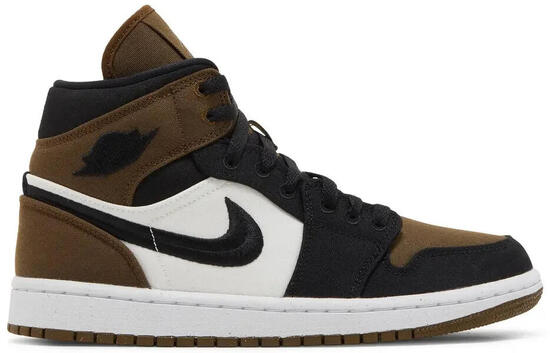 Schoenen - Lifestyle - Unisex - Air Jordan 1 Mid SE - mid, leer - wit/groen