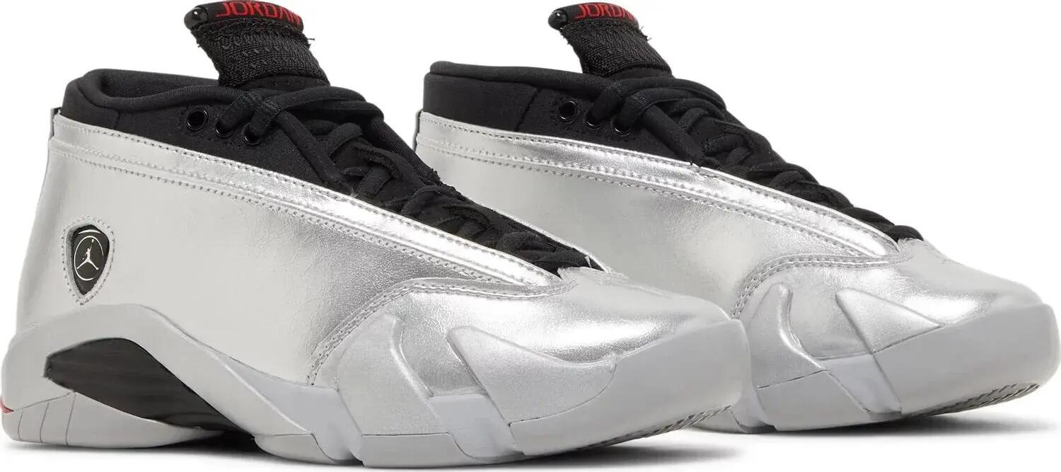 Zapatillas - baloncesto - Air Jordan 14 Low - Metallic Silver/Fire Red 6/6