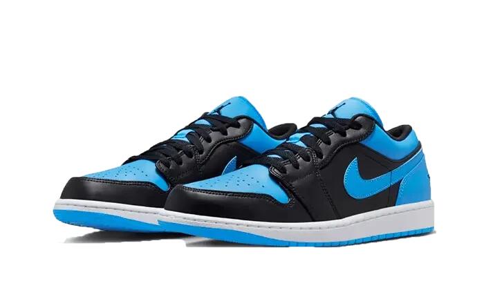 Jordan 1 Low Black University Blue 2/3