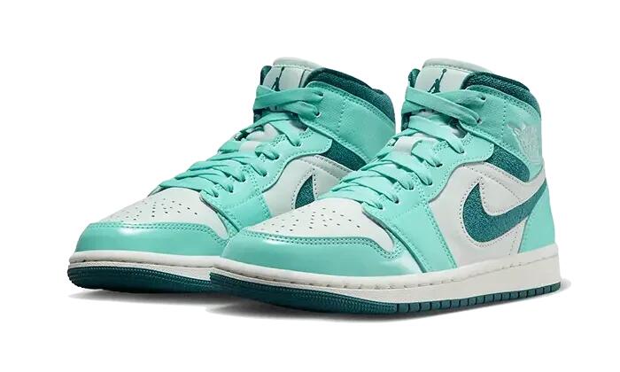 Air Jordan 1 Mid Bleached Turquoise (W) 2/3