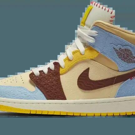 Jordan 1 Mid SE Fearless Maison Château Rouge