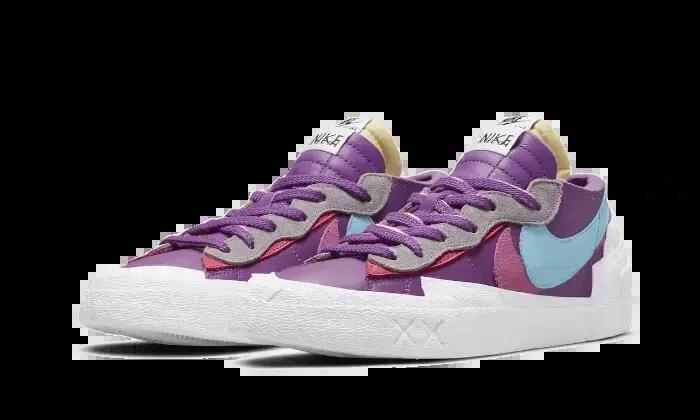 Scarpe - Casual - Unisex - Blazer Low Sacai Kaws - Purple Dusk 2/3