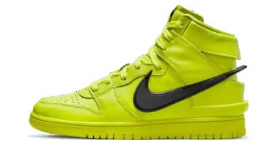 Schoenen - lifestyle - unisex - dunk high ambush - high-top, flash lime/zwart
