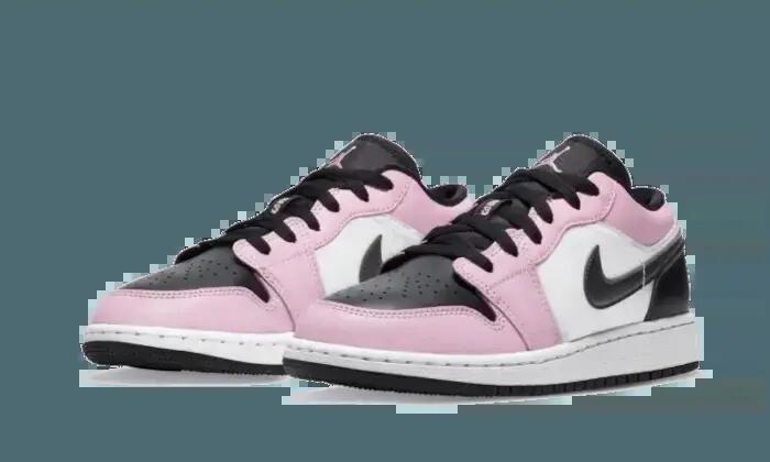 Zapatos - lifestyle - mujer - bajas - Air Jordan 1 - Blanco/Rosa/Negro 2/3