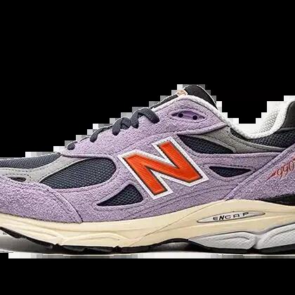 Men - Running - Shoes - Supportive - 990 V3 - Raw Amethyst/Navy
