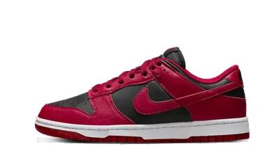 Schoenen - lifestyle - unisex - dunk low next nature - donkerrood/wit