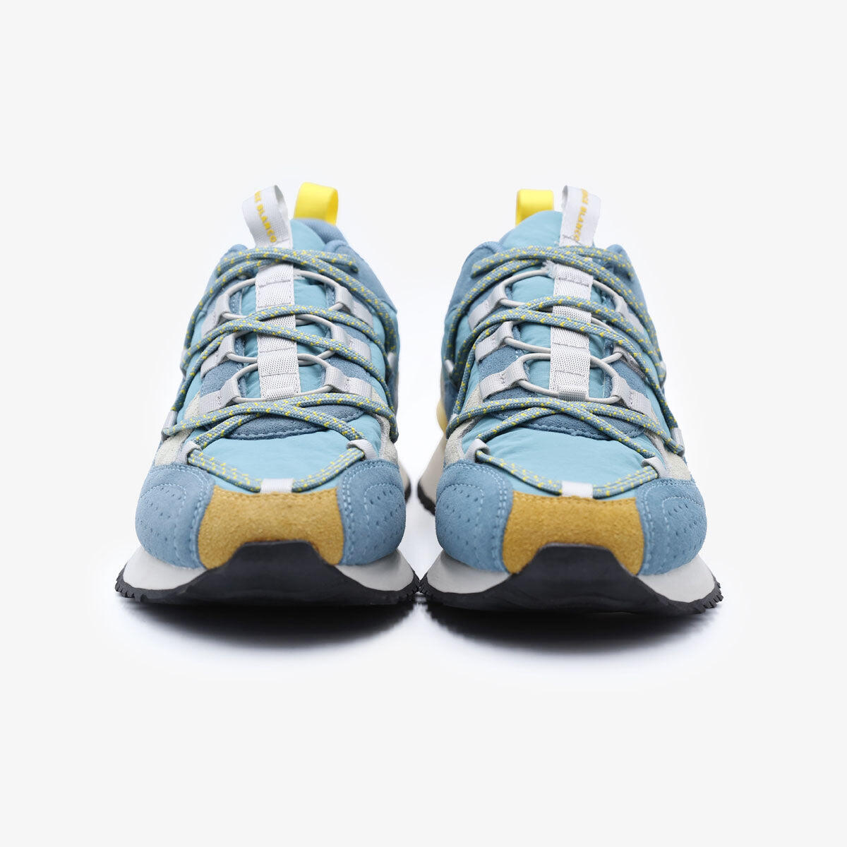 Sneakers Appolo blu cielo, giallo e grigio 4/6