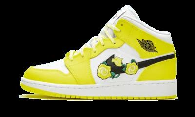 Schoenen - basketbal - air jordan 1 mid - dynamic yellow