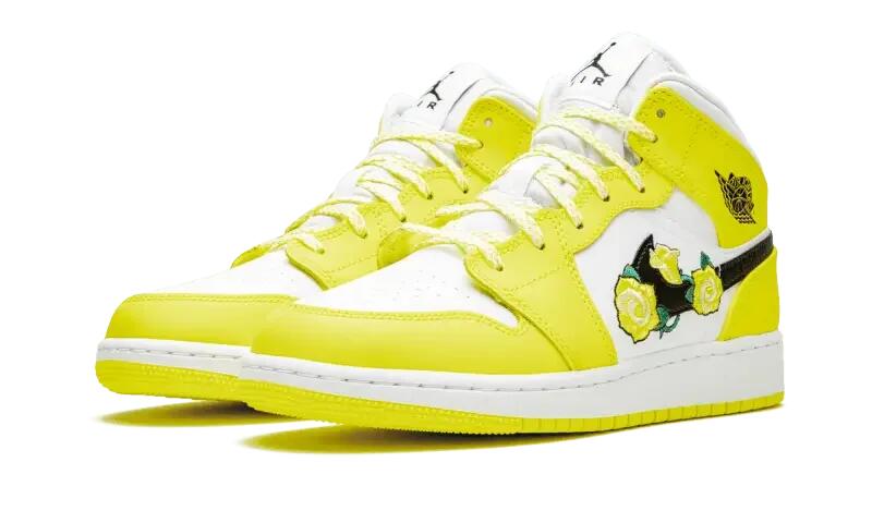 Air Jordan 1 Mid Dynamic Yellow - Taille : 39 EU 2/4