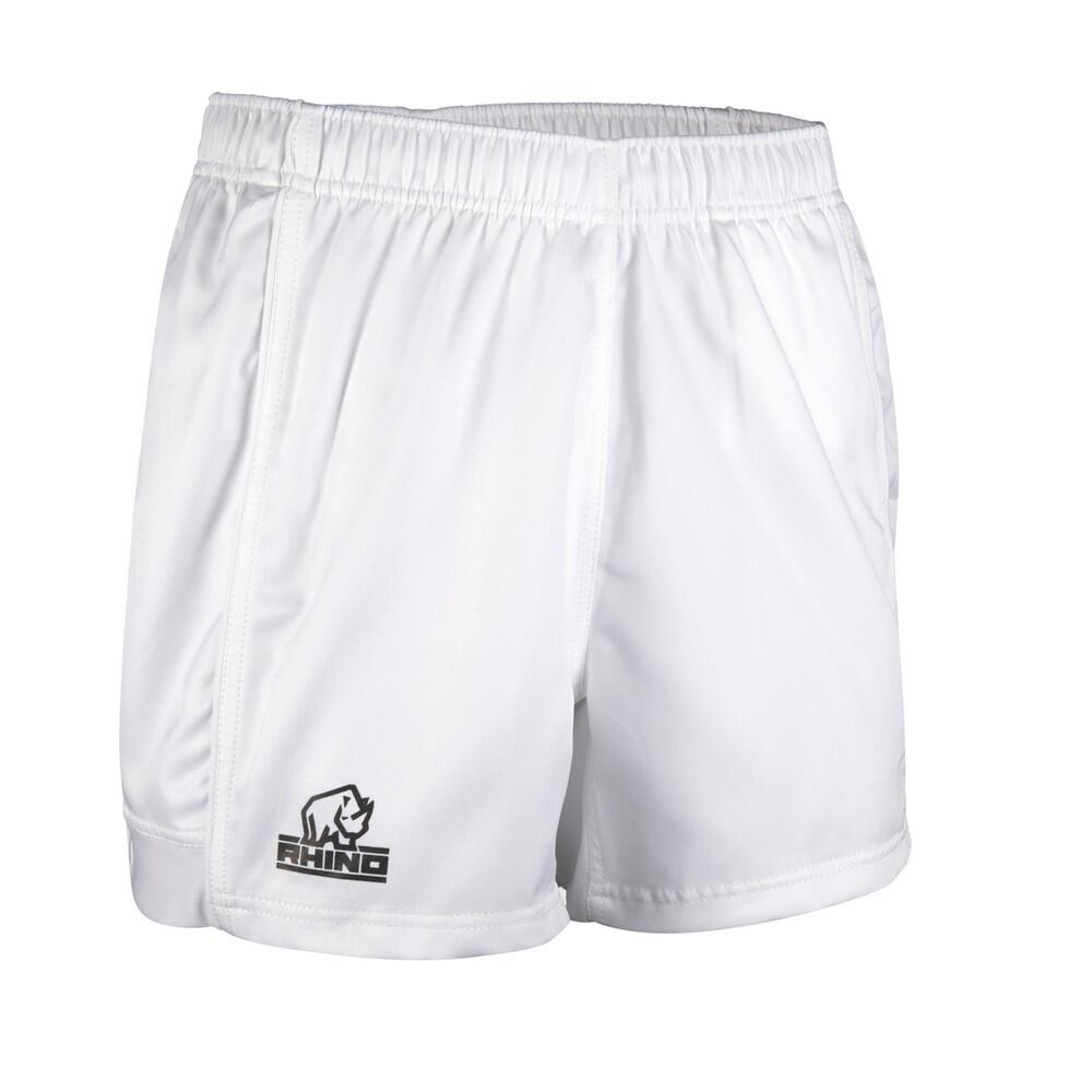 Mens Auckland Rugby Shorts (White) 2/3