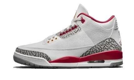 Zapatillas - baloncesto - hombre - Air Jordan 3 - blanco/rojo/gris