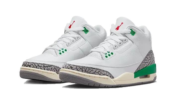 Jordan 3 Retro Lucky Green Damen 2/4