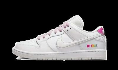 Scarpe - skate - sb dunk low pro be true - bianco/multicolore