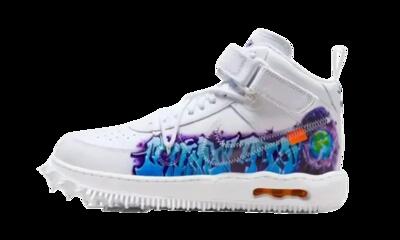 Schoenen - lifestyle - unisex - af1 mid - mid-top, graffiti
