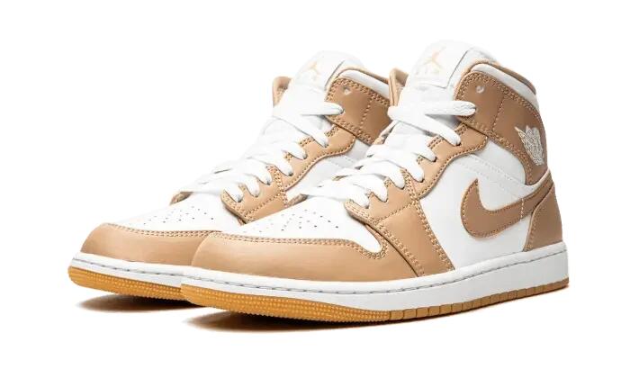 Air Jordan 1 Mid Tan Gum 2/4