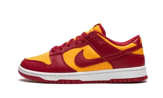 Scarpe - lifestyle - unisex - basse in pelle - dunk low - midas gold/tough red