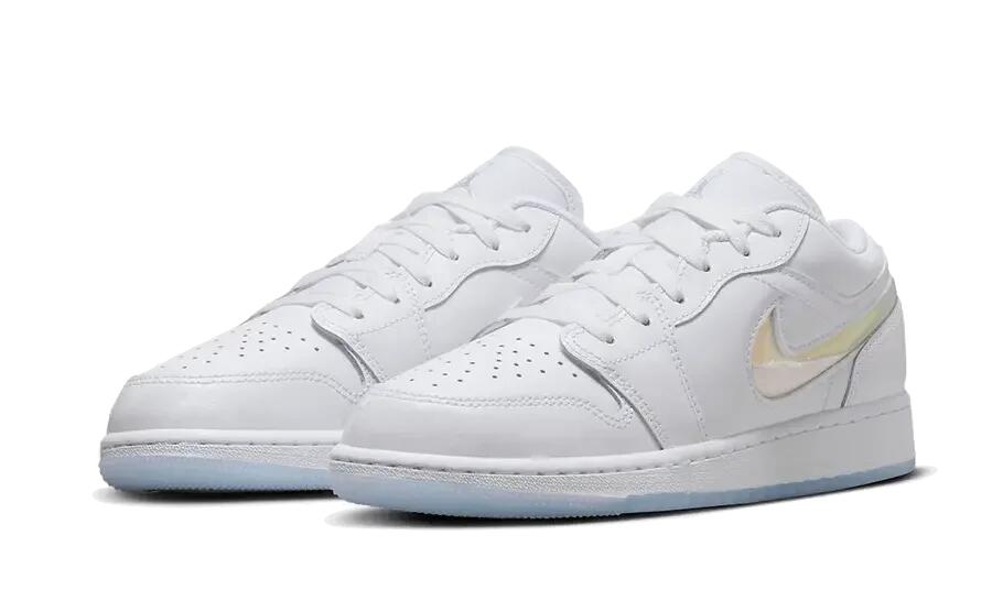 Air Jordan 1 Low Glitter Swoosh (GS) 2/3