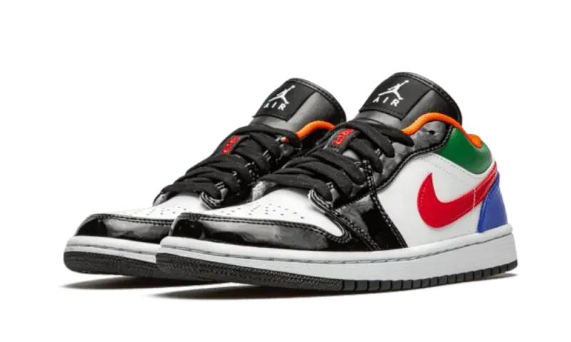 Jordan 1 Low Multi-Color Black Toe (W) 2/4