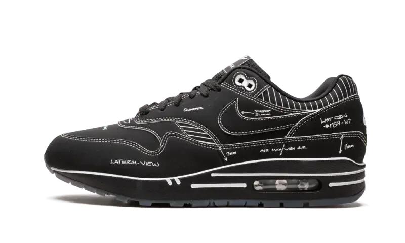 Nike Air Max 1 Tinker Sketch to Shelf Black 1/4