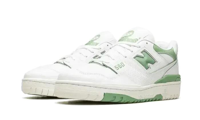 Scarpe - casual - comode - modello 550 - bianco/menta 2/4
