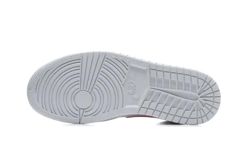 Jordan 1 Mid Blanc University Rouge (femme) 4/4
