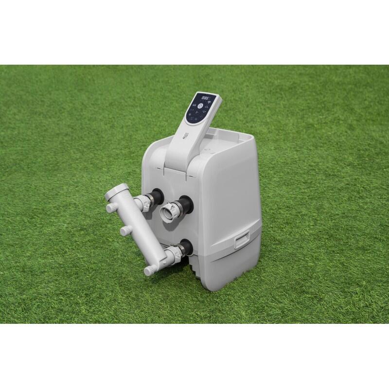 Opblaasbare spa ontkalker universeel met adapters en automatische reiniging 2/6
