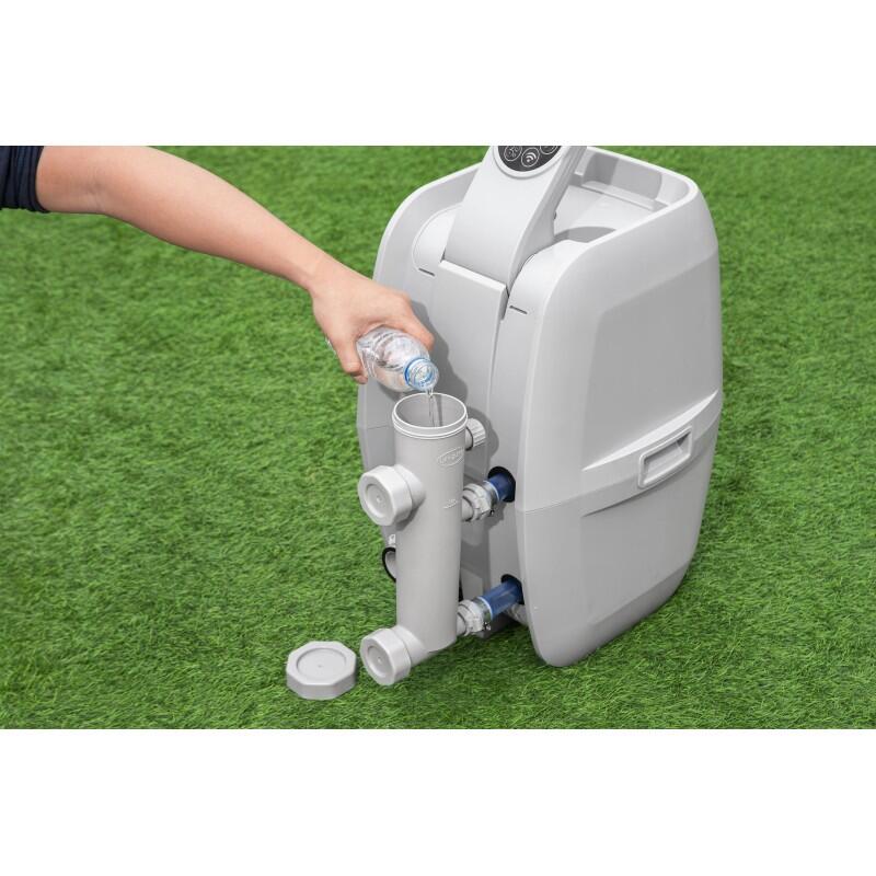 Opblaasbare spa ontkalker universeel met adapters en automatische reiniging 6/6
