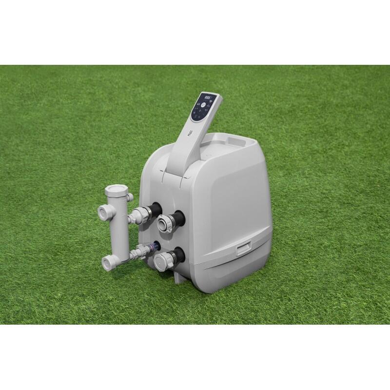 Opblaasbare spa ontkalker universeel met adapters en automatische reiniging 3/6