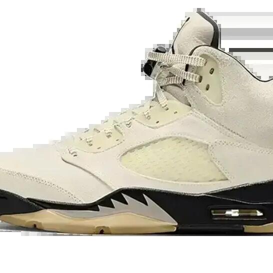 Unisex - Basketball - Shoes - Retro, Comfortable - Air Jordan 5 Retro SE - Sail