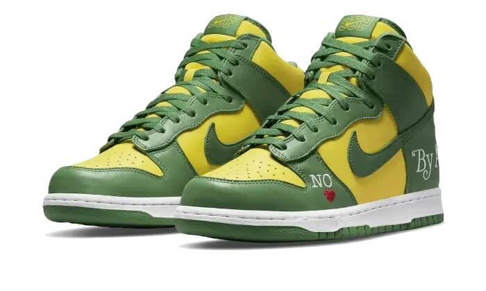 Zapatos skate - SB Dunk High Supreme - Maize/Pine 2/3