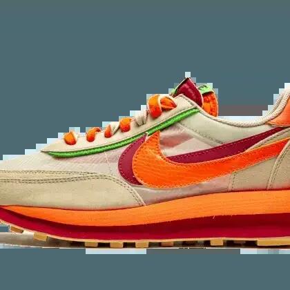 Nike LDWaffle sacai CLOT Orange Blaze
