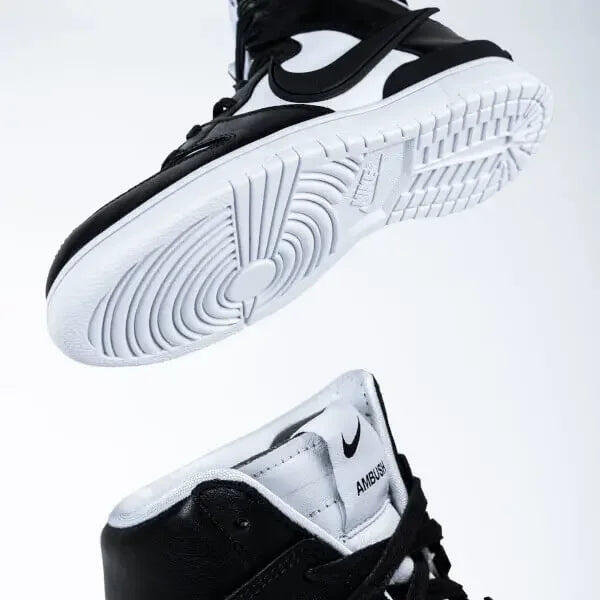 Nike Dunk High AMBUSH Black White 6/7