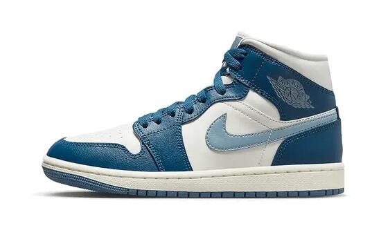 Jordan WMNS Air Jordan 1 Mid - Sky J French Blue / Ozone Blue / Sail