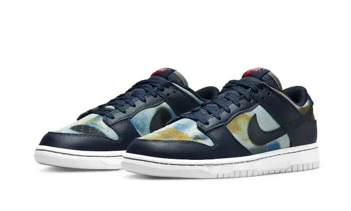 Nike Dunk Low Graffiti Navy 2/3