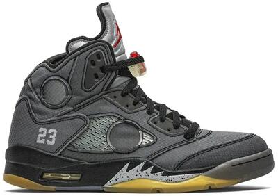 Schoenen - basketbal - air jordan 5 off-white - zwart/muslin