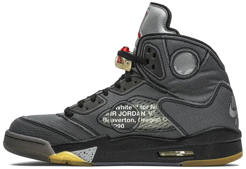 Air Jordan 5 Retro Off-White Black - Taille : 42 EU 2/5