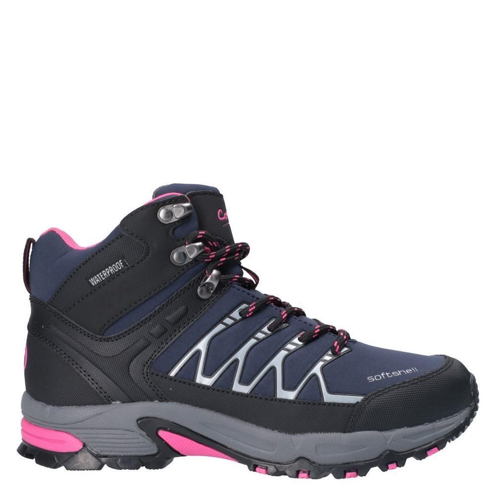 Womens/Ladies Abbeydale Hiking Boots (Navy) 3/5