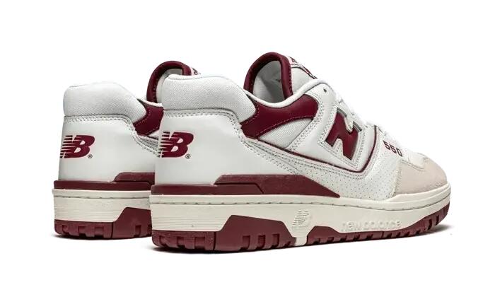 New Balance 550 Washed Burgundy (W) 3/4