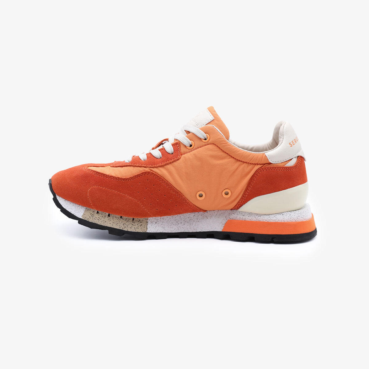 Zapatillas Nances naranjas y beige 5/6